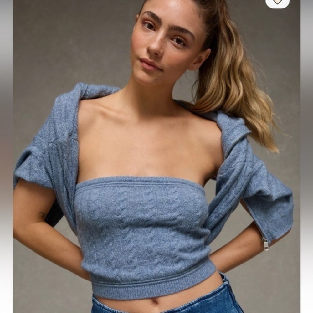NWT AE Whoa So Soft Tube Sweater